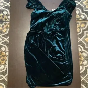 white christmas dresses Sandra Lace Sequin Corset Velvet Mini Dress main image 1